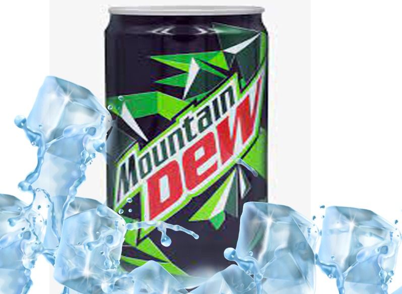 MOUNTAIN DEW CAN