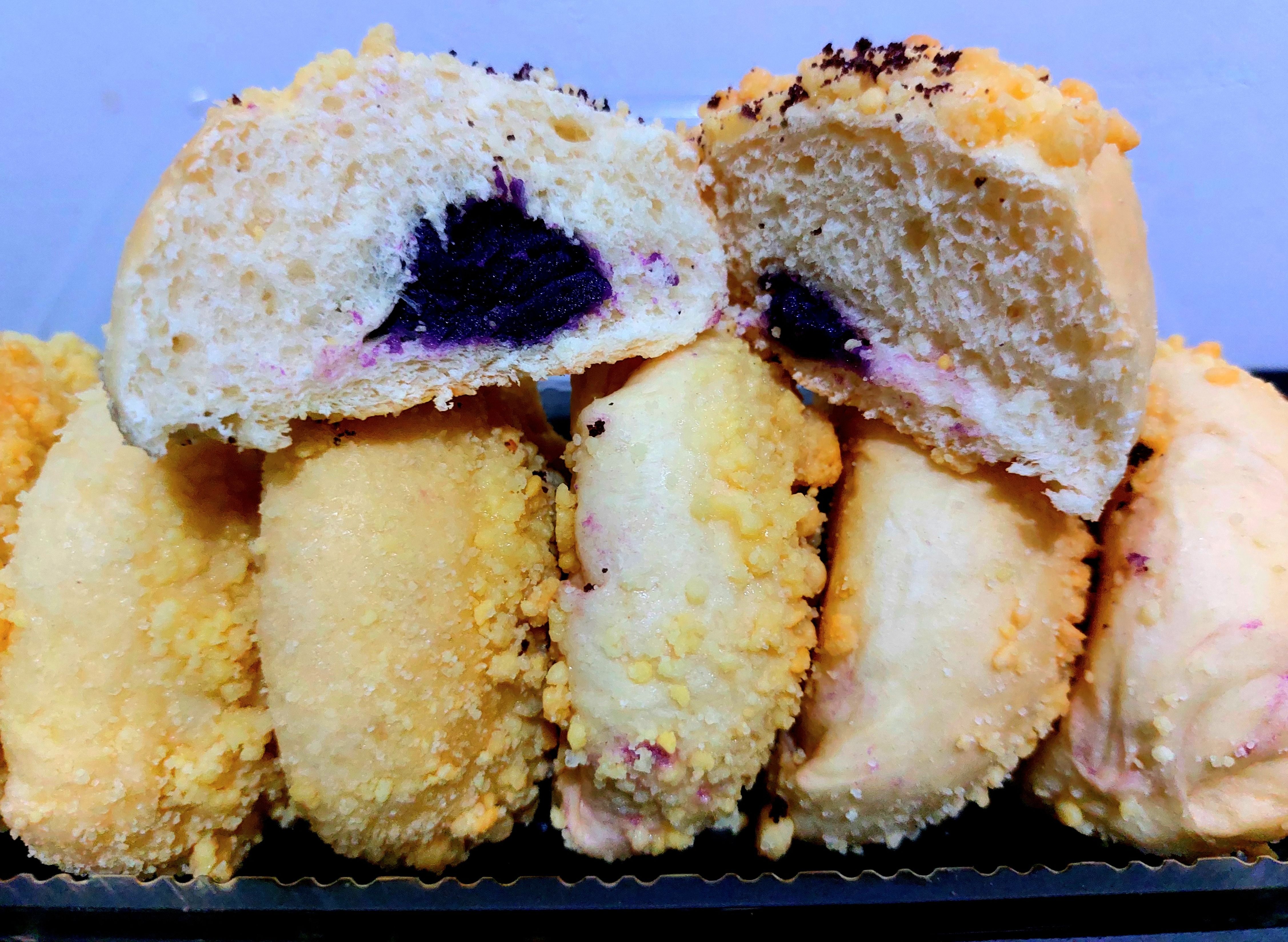 Special Cheese Bread With Ube Paste Filling
