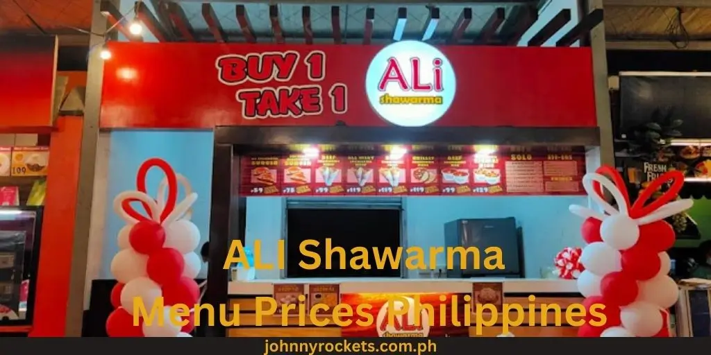 ALI Shawarma
 Menu Prices Philippines 