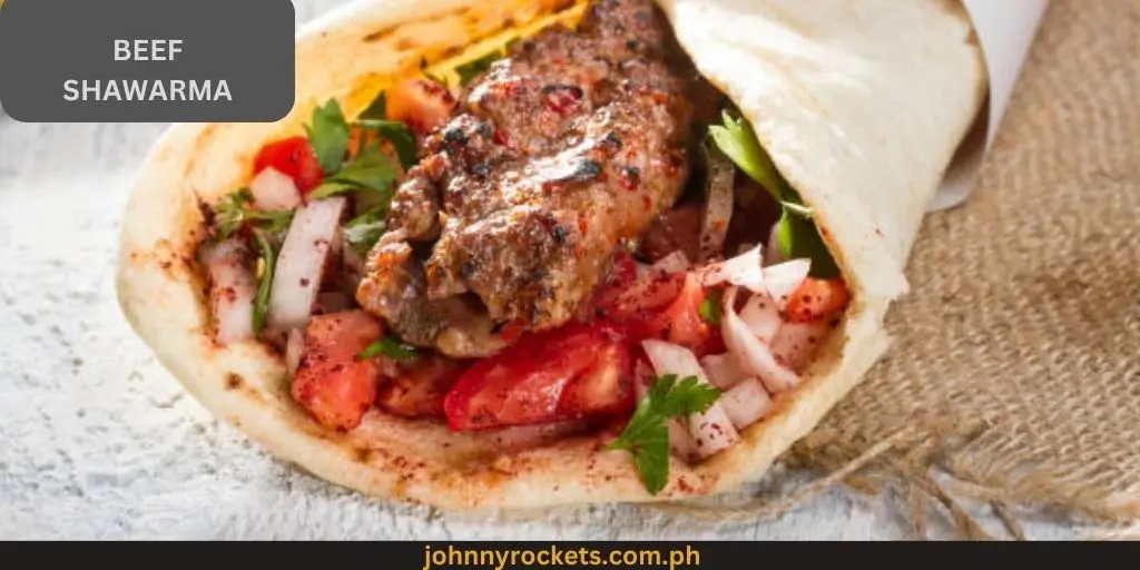 BEEF SHAWARMA: