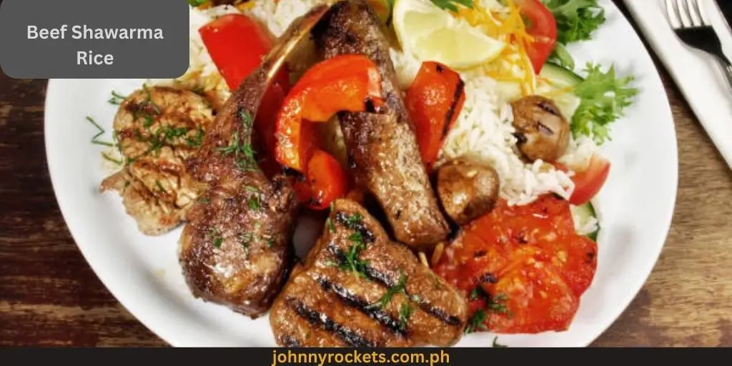 BEEF SHAWARMA: RICE