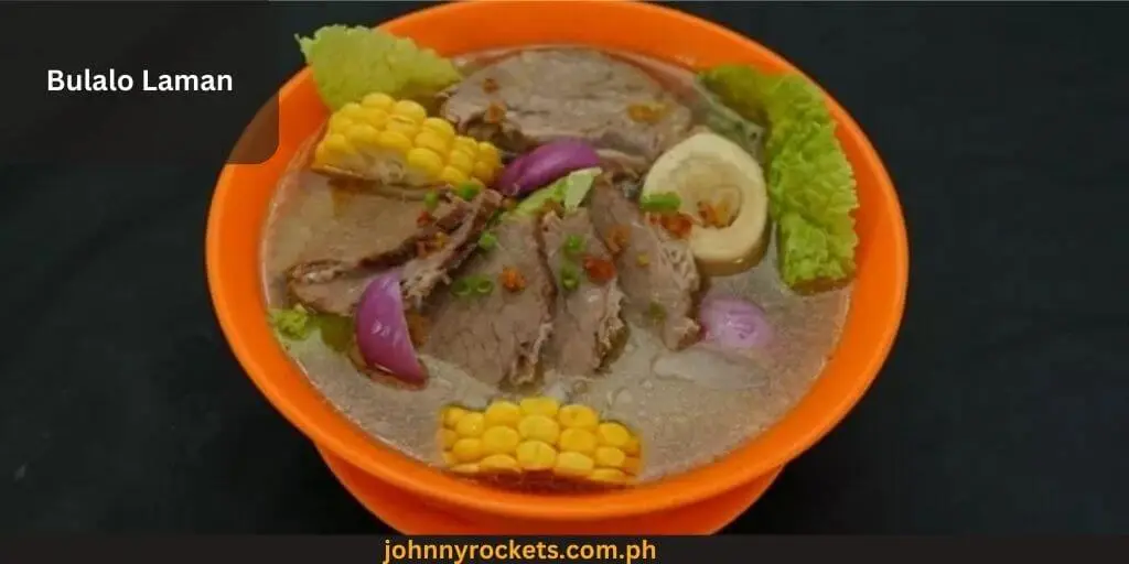 Bulalo Laman Popular food item of Janets Pares House in Philippines