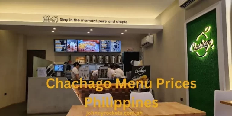 Chachago Menu Prices Philippines January 2024