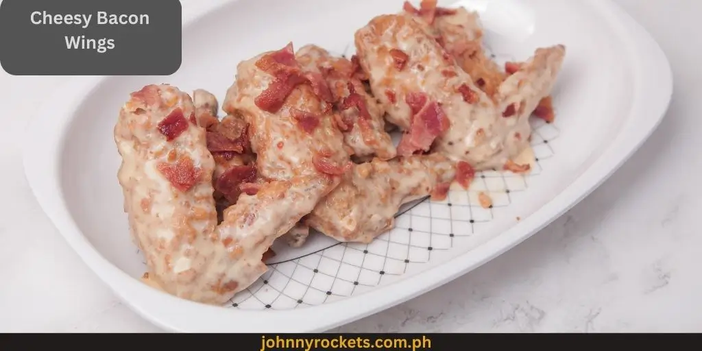 Cheesy Bacon Wings: 