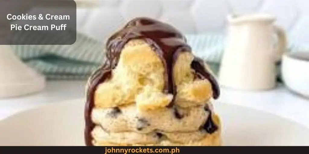 Cookies & Cream Pie Cream Puff Popular food item of  Beard Papa's in Philippines