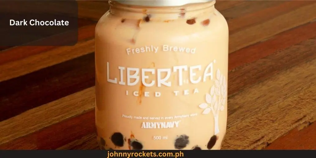 Dark Chocolate Popular food item of Libertea Milktea in Philippines