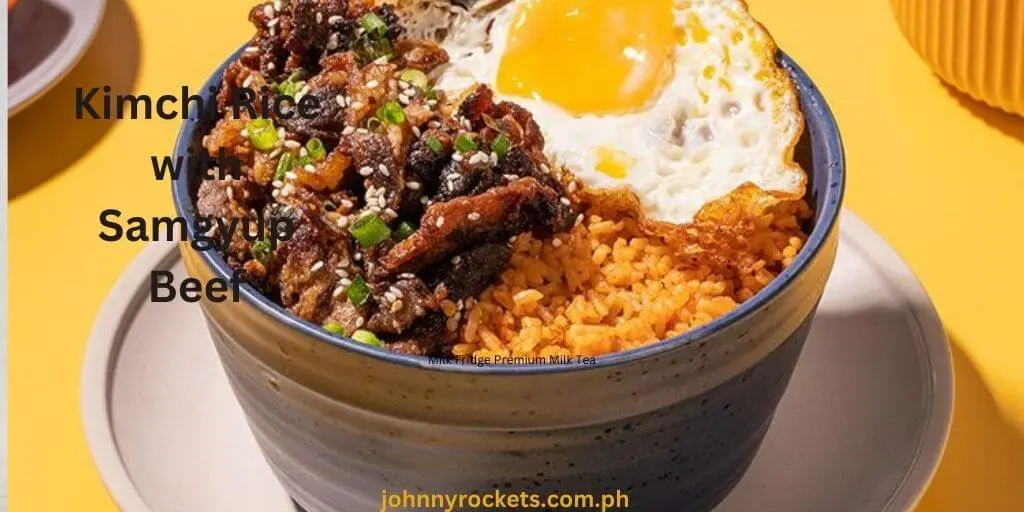 Kimchi Rice with Samgyup Beef