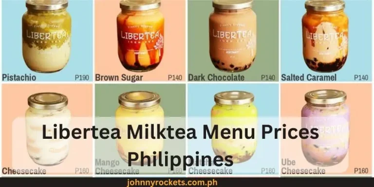 Libertea Milktea Menu Prices Philippines January 2024