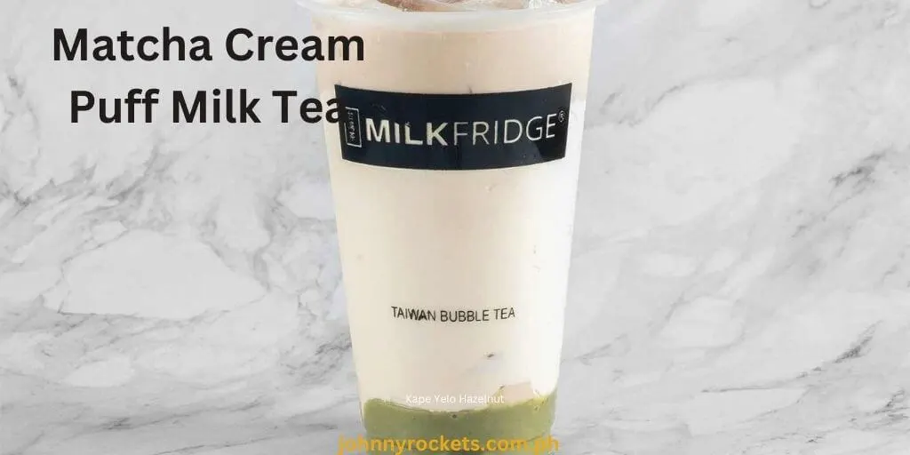 Matcha Cream Puff Milk Tea: