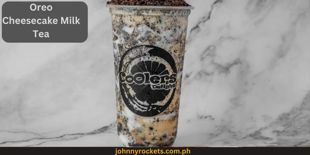 Oreo Cheesecake Milk Tea: 