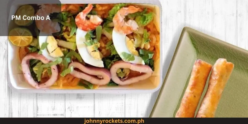 PM Combo A Popular food item of Pansit Malabon Express in Philippines