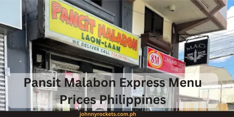 Pansit Malabon Express Menu Prices Philippines January 2024