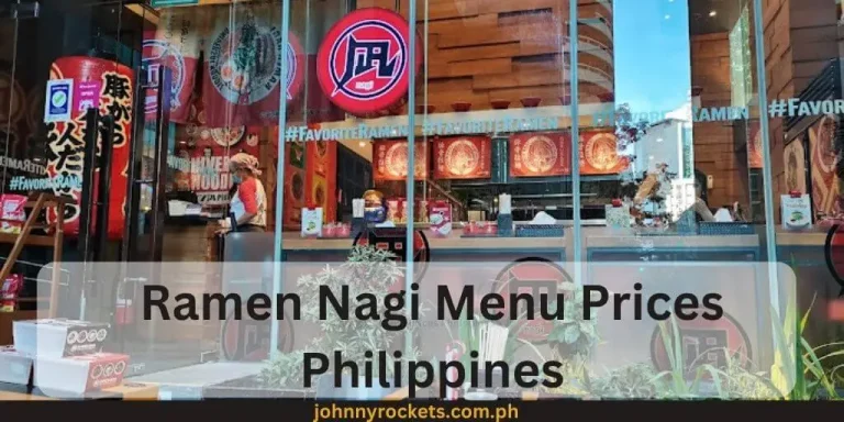 Ramen Nagi Menu Prices Philippines January 2024