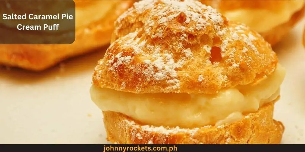 Salted Caramel Pie Cream Puff Popular food item of  Beard Papa's in Philippines