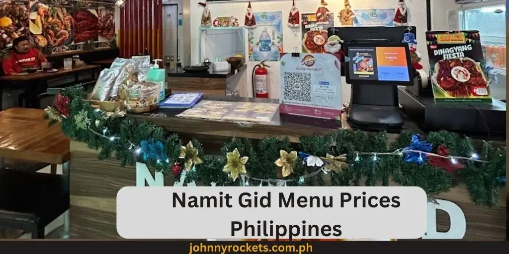 Namit Gid Menu Prices Philippines 