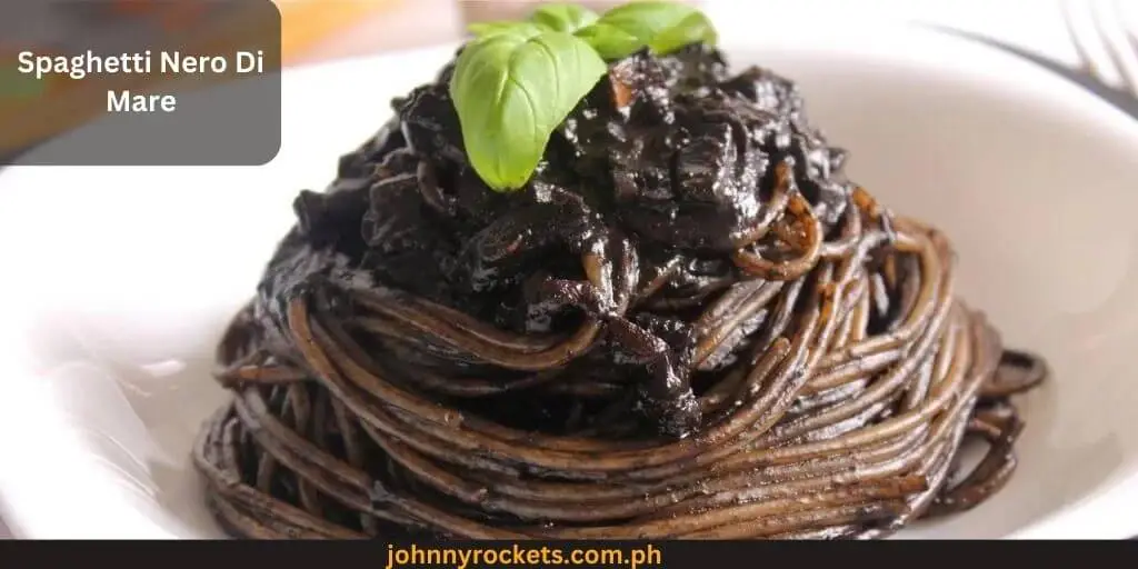 Spaghetti Nero Di Mare Popular food item of Almusal Cafe in Philippines
