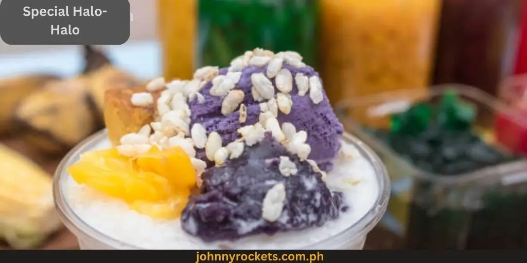 Special Halo-Halo: 