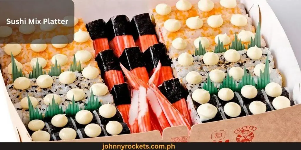 Sushi Mix Platter Popular food item of  Kanzen Sushi Roll in Philippines