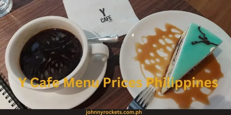 Y Cafe Menu Prices Philippines January 2024