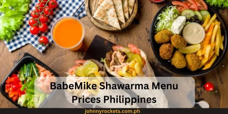 BabeMike Shawarma Menu Prices Philippines January 2024