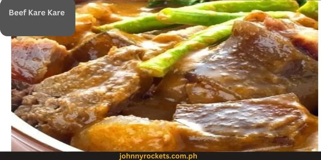  Beef Kare Kare: 