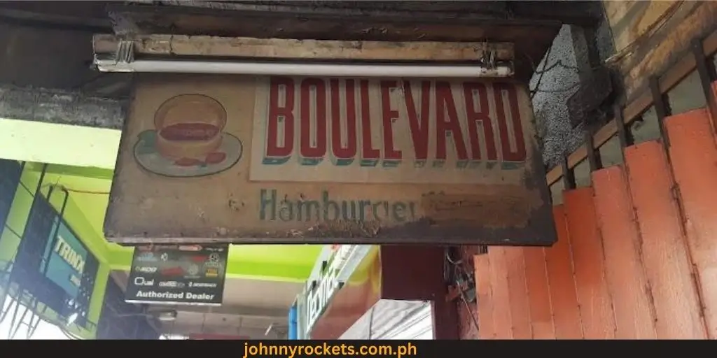 Boulevard Burger Menu Philippines