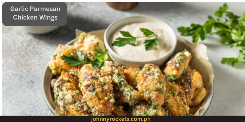  Garlic Parmesan Chicken Wings: 