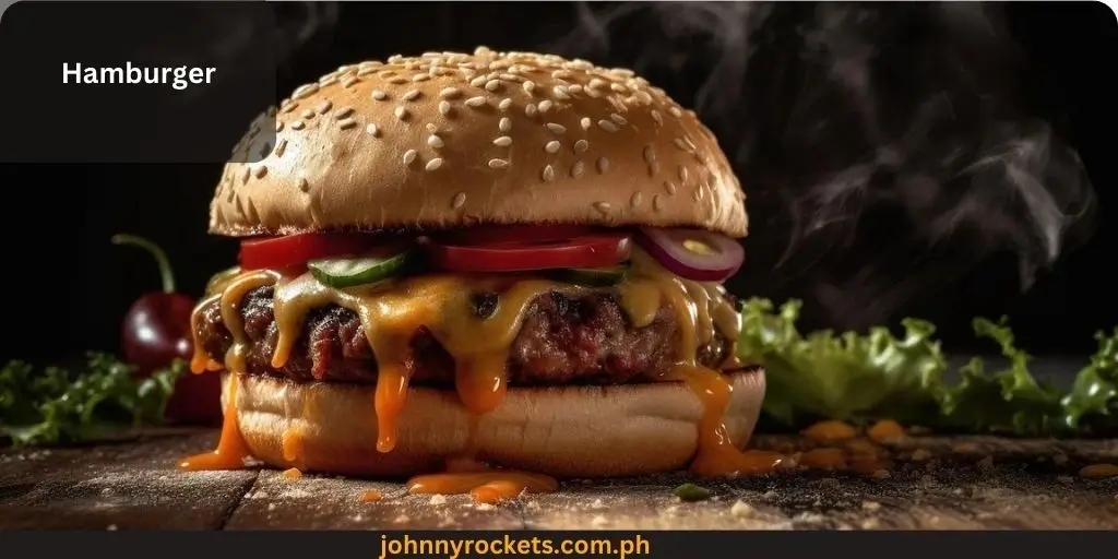 Hamburger Popular food item of Frankie's in Philippines