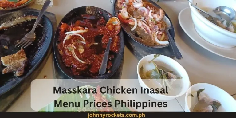 Masskara Chicken Inasal Menu Prices Philippines January 2024