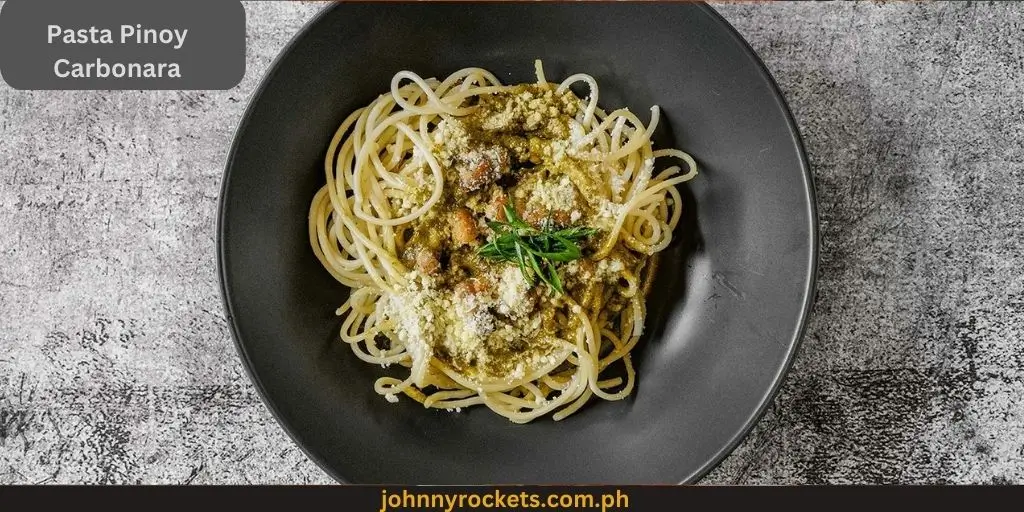 Pasta Pinoy Carbonara