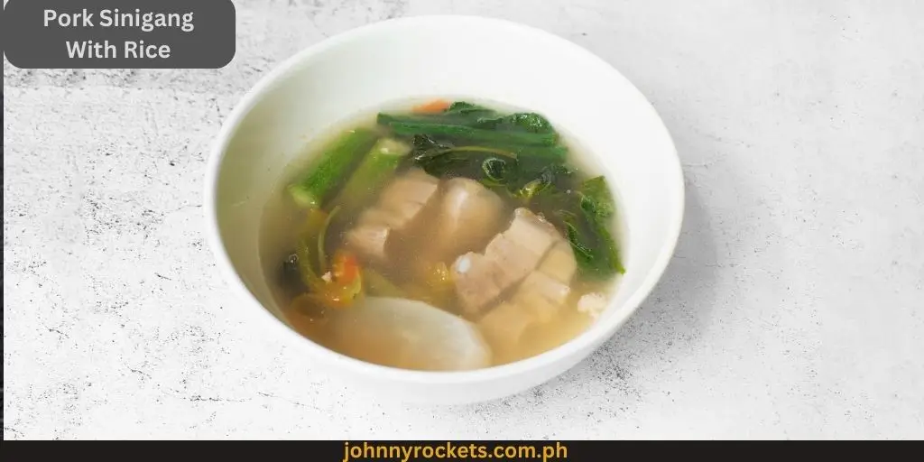 Pork Sinigang With Rice