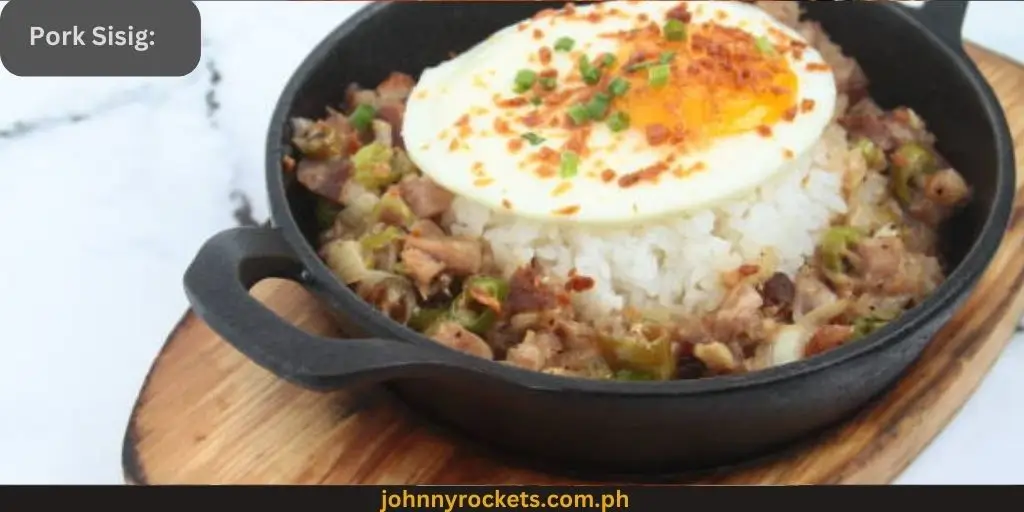 Pork Sisig: 