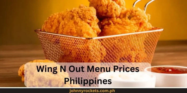 Wing N Out Menu Prices Philippines January 2024